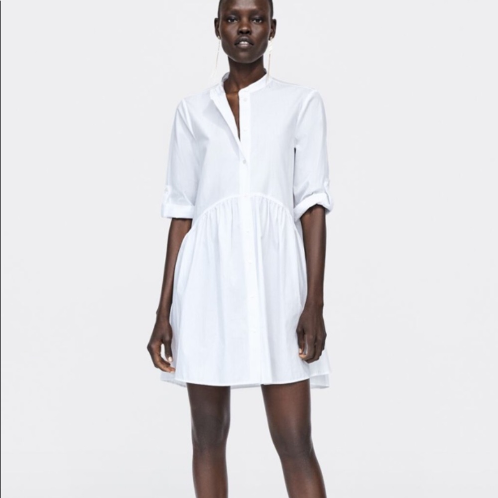 Zara Poplin Dress